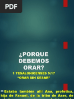 Porque Debemos Orar (Proyección)