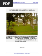 Informe Suelos Club El Bosque