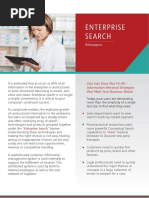 Enterprise Search - Information Retrieval Strategies That Meet Your Business Needs