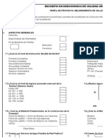 Encuesta Socioeconomica Calles