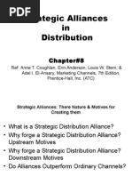 Strategic Alliances in Distribution: Chapter#8