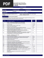 Visual Arts and Design Department: Assignment Front Sheet