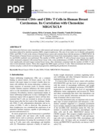 Stromal CD4+ and CD8+ T Cells in Human Breast Carcinomas. Its Correlation With Chemokine Mig/Cxcl9