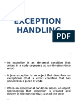 Exception Handling by Manipal Techh