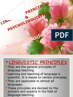 Linguistic Principles