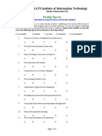 COMSATS Institute of Information Technology: Faculty Survey