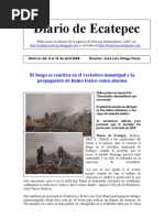 Diario de Ecatepec 8 Al 14 de Abril 2008