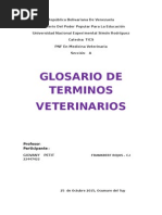 Glosario de Terminos Veterinarios