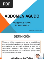 Abdomen Agudo Exposición