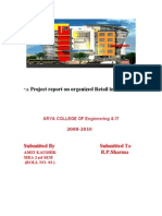 Project Report On Organized Retail in India ": Submitted by Submitted To R.P.Sharma