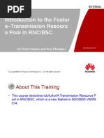 Introduction To The BSC6900 V900R014 Feature - Transmission Resource Pool in RNC-BSC