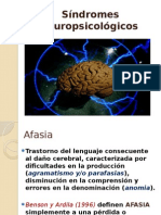 Síndromes Neuropsicológicos