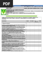 Aplicacion de Check List en Laboratorio