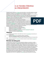 Práctica de Un Sondeo Eléctrico Vertical y Su Interpretación