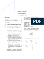 1a Lei de Newton Exercícios