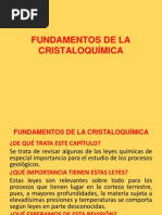 Fundamentos de La Cristaloquímica