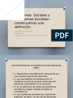 Problemas Sociales Definición