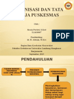 Organisasi Dan Tata Kerja Puskesmas