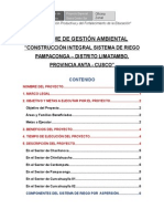 Informe de Gestion Ambiental-Limatambo Pampaconga