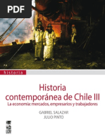 Gabriel Salazar Historia Contemporanea de Chile III