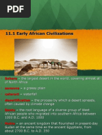 11.1 Early African Civilizations