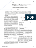 Development of AHRS (Attitude and Heading Reference System) For Autonomous UAV (Unmanned Aerial Vehicle)