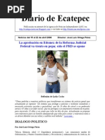 Diario de Ecatepec 15 Al 22 de Abril