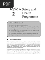 Topic 2 Safety and Health Programme1 PDF