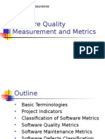 Software Quality Measurement and Metrics