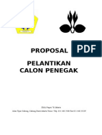 Proposal Kegiatan Kepramukaan Pelantikan Calon Penegak