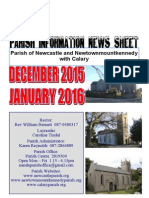 Newcastle, Calary & Newtown Parish Information, December 2015 & January 2016