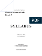 Guitar Grade Syllabus 7