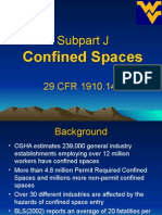 OSHA 501 Subpart J Confined Spaces