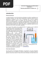 Laboratorio 7: Titulación Potenciométrica de Haluros