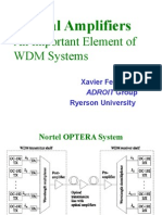 Optical Amplifiers: An Important Element of WDM Systems