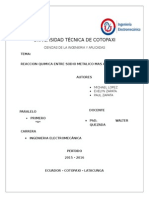 Informe Quimica