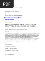 Pacifico B. Arceo, JR vs. People of The PHILIPPINES. G.R. No. 142641. July 17, 2006