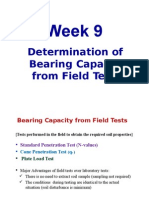 Wk9 Bearing Capacity From Field Tests