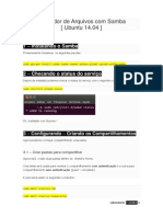 Servidor de Arquivos Com Samba No Ubuntu 14