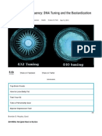 The A 432 HZ Frequency - DNA Tuning and ... Dization of Music - The Mind Unleashed