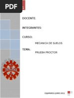 Informe de Laboratorio Proctor