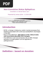 Non-Convulsive Status Epilepticus