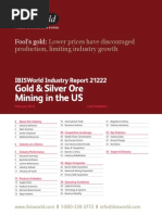 Gold & Silver Ore Mining in The US Industry Report