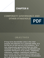 Corporate Governance and Other Stakeholders