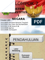 Sistem Konstitusi Negara Indonesia