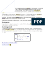 Current Electricity and Magnetism