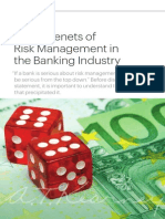 Seven Tenets of Risk Management in Banking