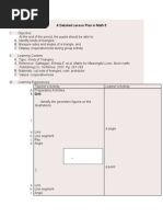 A Detailed Lesson Plan in Math 5