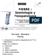 Fisiopatología y Semiología - Fiebre