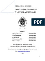 MAKALAH Penentuan Posisi Dengan Astronomis